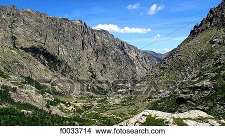 France, Corsica, Restonica valley View Large Photo Image Picture - France, Corsica, Restonica valley. Fotosearch
