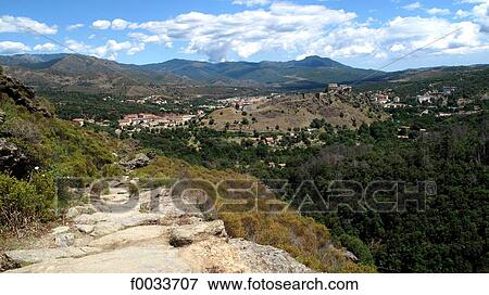 France, Corsica, road to Corte View Large Photo Image Stock Photo - France, Corsica, road to Corte. Fotosearch