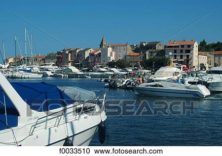 France, Corsica, Saint Florent View Large Photo Image Stock Image - France, Corsica, Saint Florent. Fotosearch