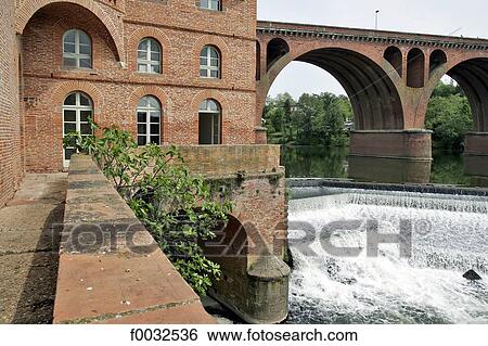 France, Languedoc, Albi, bank of the Tarn river, windmill View Large Photo Image Stock Photograph - France, Languedoc, Albi, bank of the Tarn river, windmill. Fotosearch