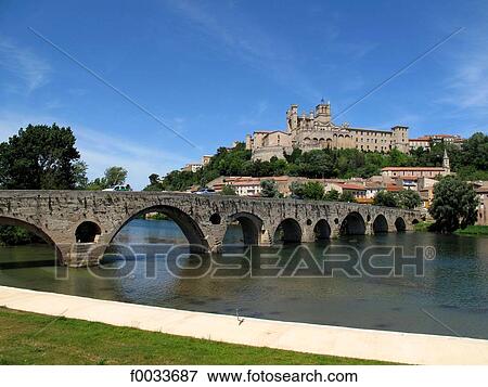 France, Languedoc, Beziers View Large Photo Image Stock Photo - France, Languedoc, Beziers. Fotosearch