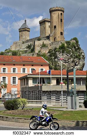 France, Languedoc, Foix, castle of earl View Large Photo Image Stock Photo - France, Languedoc, Foix, castle of earl. Fotosearch