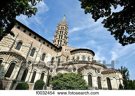 France, Languedoc, Toulouse, Saint Sernin basilica View Large Photo Image Picture - France, Languedoc, Toulouse, Saint Sernin basilica. Fotosearch