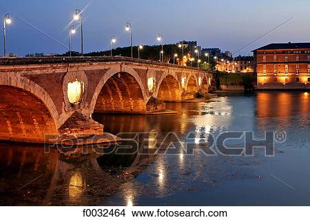 Picture - France, Languedoc, Toulousepont Neuf. Fotosearch
