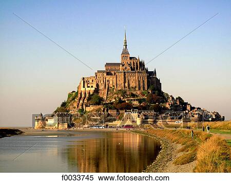 France, Normandy, Mont Saint Michel View Large Photo Image Stock Photography - France, Normandy, Mont Saint Michel. Fotosearch
