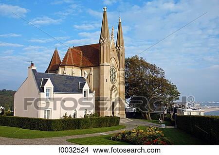 France, Normandy, Saint Adresse, church of Notre Dame des Flots View Large Photo Image Picture - France, Normandy, Saint Adresse, church of Notre Dame des Flots. Fotosearch