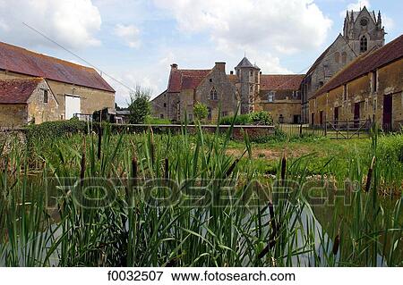 France, Normandy, Saint Cyr la Rosiere, priory of Sainte-Gauburge View Large Photo Image Stock Photo - France, Normandy, Saint Cyr la Rosiere, priory of Sainte-Gauburge. Fotosearch
