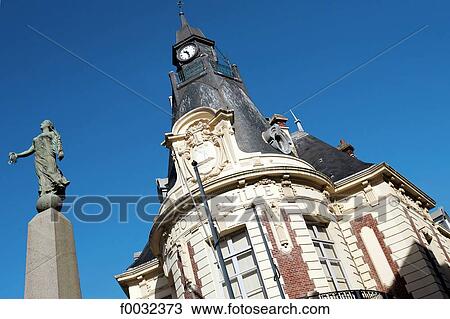 France, Normandy, Trouville sur Mer, town hall View Large Photo Image Stock Image - France, Normandy, Trouville sur Mer, town hall. Fotosearch