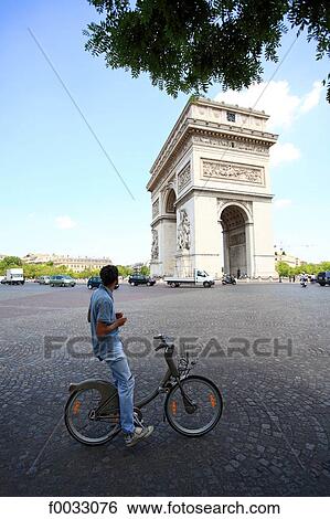 France, Paris, Arch of Triumph View Large Photo Image Stock Photograph - France, Paris, Arch of Triumph. Fotosearch