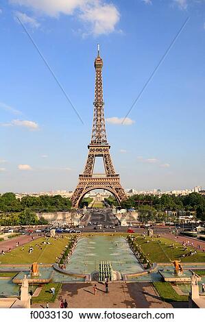 France, Paris, Eiffel tower and Trocadero square View Large Photo Image Stock Image - France, Paris, Eiffel tower and Trocadero square. Fotosearch