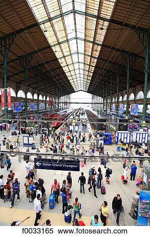 Stock Photography - France, Paris, gare du nord. Fotosearch