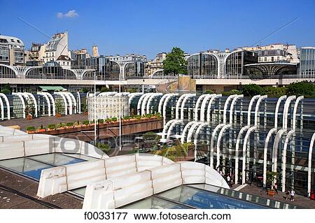 France, Paris, les Halles View Large Photo Image Stock Photo - France, Paris, les Halles. Fotosearch