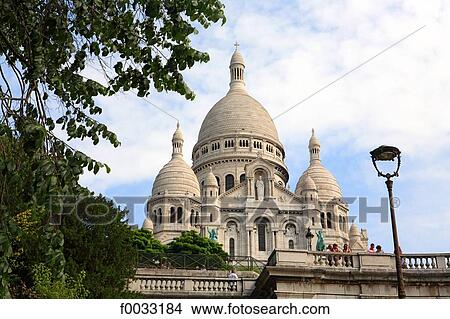 France, Paris, Montmartre, basilique du Sacré coeur View Large Photo Image Picture - France, Paris, Montmartre, basilique du Sacré coeur. Fotosearch