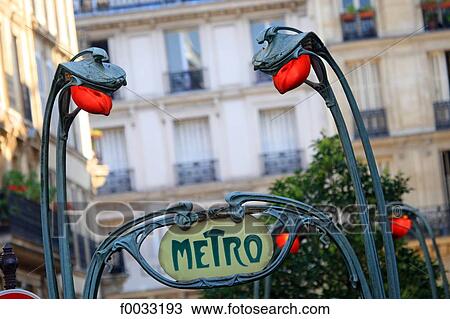 Stock Image - France, Paris, subway station. Fotosearch