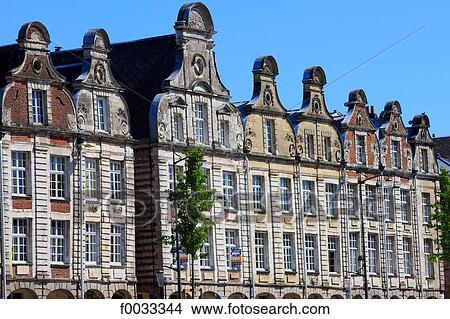 Picture - France, Pas-de-Calais, Arras, Grand' place. Fotosearch