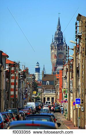 France, Pas-de-Calais, Calais, town hall and the lighthouse View Large Photo Image Stock Photography - France, Pas-de-Calais, Calais, town hall and the lighthouse. Fotosearch
