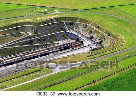 France, Pas-de-Calais, Eurotunnel View Large Photo Image Stock Photo - France, Pas-de-Calais, Eurotunnel. Fotosearch