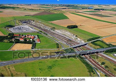 France, Pas-de-Calais, Eurotunnel View Large Photo Image Stock Photograph - France, Pas-de-Calais, Eurotunnel. Fotosearch