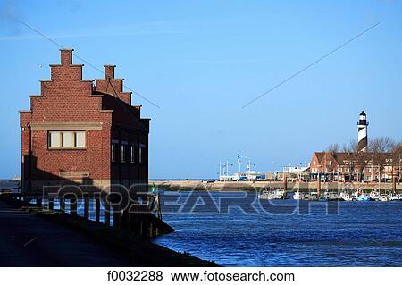 France, Pas-de-Calais, Grand Fort Philippe. View Large Photo Image Stock Photo - France, Pas-de-Calais, Grand Fort Philippe.. Fotosearch