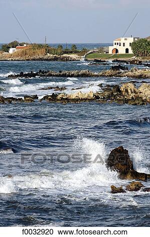 Greece, Crete, seaside View Large Photo Image Stock Image - Greece, Crete, seaside. Fotosearch