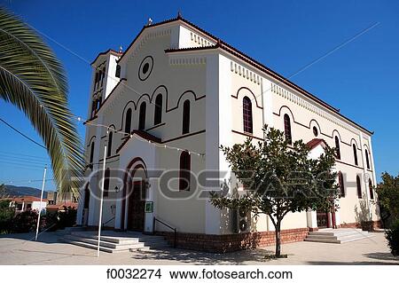 Greece, ionian islands, Cefalonia, church. View Large Photo Image Picture - Greece, ionian islands, Cefalonia, church.. Fotosearch
