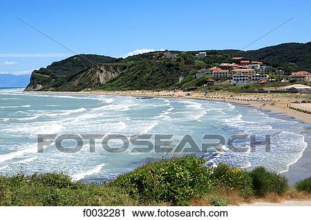 Greece, ionian islands, Corfu, Agios Stephanos. View Large Photo Image Stock Image - Greece, ionian islands, Corfu, Agios Stephanos.. Fotosearch