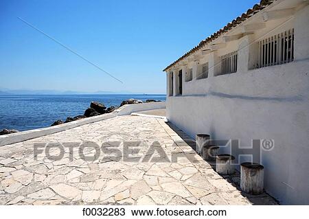 Stock Image - Greece, ionian islands, Corfu, island of Vlachernon.. Fotosearch