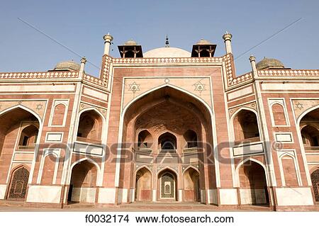 India, New Delhi, Humayun's tomb. View Large Photo Image Picture - India, New Delhi, Humayun's tomb.. Fotosearch
