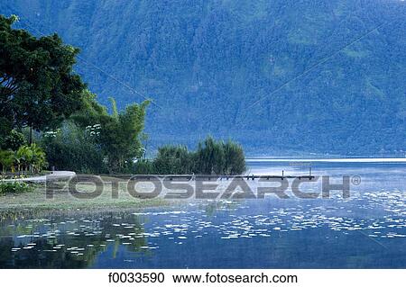 Indonesia, Bali, lake Bratan View Large Photo Image Stock Image - Indonesia, Bali, lake Bratan. Fotosearch