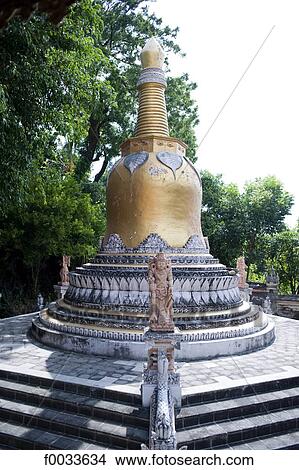 Picture - Indonesia, Bali, near Lovina, monastery of Brahma Asram Vihara. Fotosearch