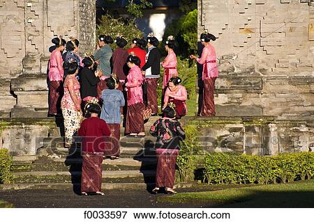 Indonesia, Bali, temple of Pura Ulun Danu Bratan on the Bratan lake, ceremony View Large Photo Image Stock Photo - Indonesia, Bali, temple of Pura Ulun Danu Bratan on the Bratan lake, ceremony. Fotosearch