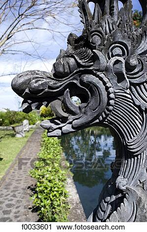 Indonesia, Bali, Tirtagangga, statue of a dragon View Large Photo Image Stock Image - Indonesia, Bali, Tirtagangga, statue of a dragon. Fotosearch