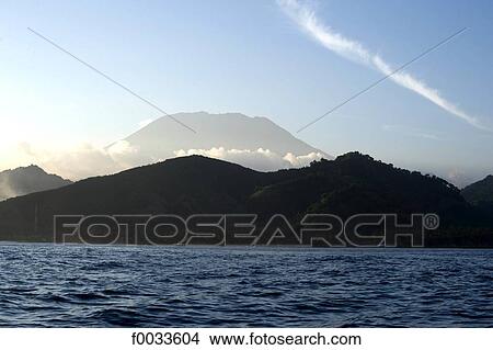 Indonesia, Bali, view of the mount Agung View Large Photo Image Picture - Indonesia, Bali, view of the mount Agung. Fotosearch