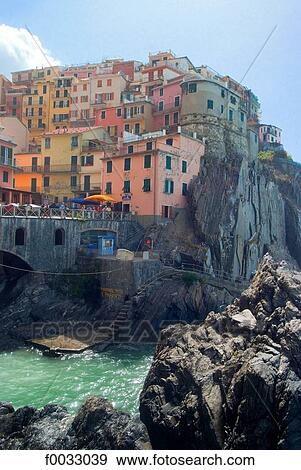 Italy, Liguria, Manarola View Large Photo Image Stock Photo - Italy, Liguria, Manarola. Fotosearch