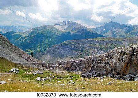 Stock Image - Italy, Piemont, province of Cuneo, Argentera. Fotosearch