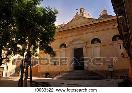 Stock Image - Italy, Sardinia, Cagliari, old town. Fotosearch