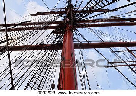 Italy, Sardinia, detail of a four-masted ship, mast View Large Photo Image Stock Photo - Italy, Sardinia, detail of a four-masted ship, mast. Fotosearch