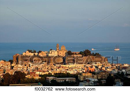 Stock Image - Italy, Sicily, Aeolian islands, Lipari. Fotosearch