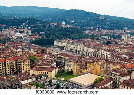 Stock Image - Italy, Turin, general view. Fotosearch