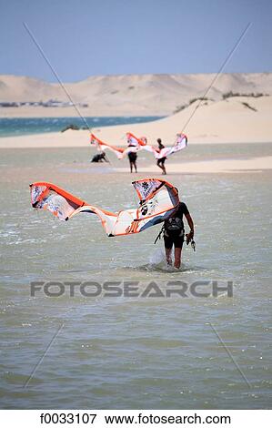 Stock Photo - Morocco, Dakhla, the laguna. Fotosearch