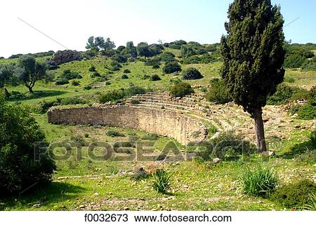 Morocco, Lixus, roman site, amphitheatre View Large Photo Image Stock Image - Morocco, Lixus, roman site, amphitheatre. Fotosearch