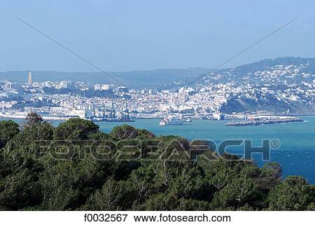 Stock Photo - Morocco, Tangier bay. Fotosearch
