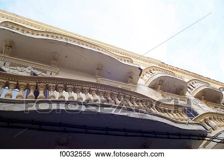 Stock Photography - Morocco, Tangier, detail of a balcony. Fotosearch