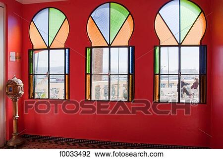 Morocco, Tangier, hotel View Large Photo Image Stock Image - Morocco, Tangier, hotel. Fotosearch