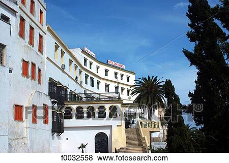 Stock Photo - Morocco, Tangier, hotel. Fotosearch