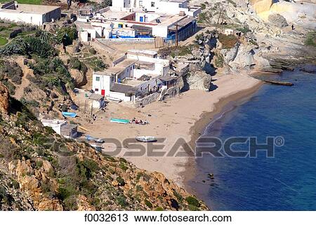 Stock Image - Morocco, three forks cape, near Melilla. Fotosearch