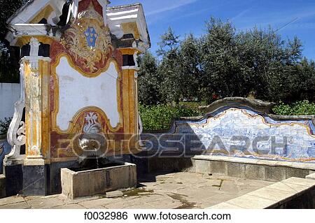 Portugal, Alentejo, Arronches, fountain View Large Photo Image Stock Photograph - Portugal, Alentejo, Arronches, fountain. Fotosearch
