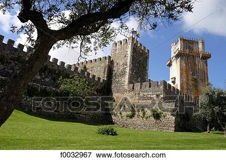 Stock Photo - Portugal, Alentejo, Beja, castle. Fotosearch