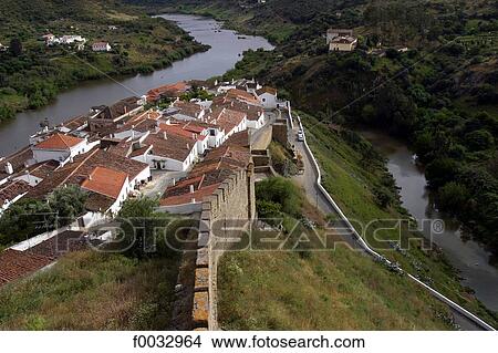 Portugal, Alentejo, Mertola View Large Photo Image Picture - Portugal, Alentejo, Mertola. Fotosearch
