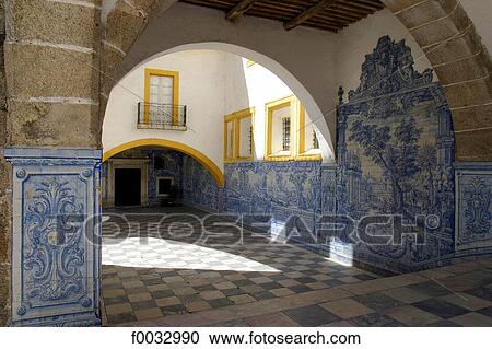 Stock Image - Portugal, Alentejo, Portalegre, San Bernardo convent. Fotosearch